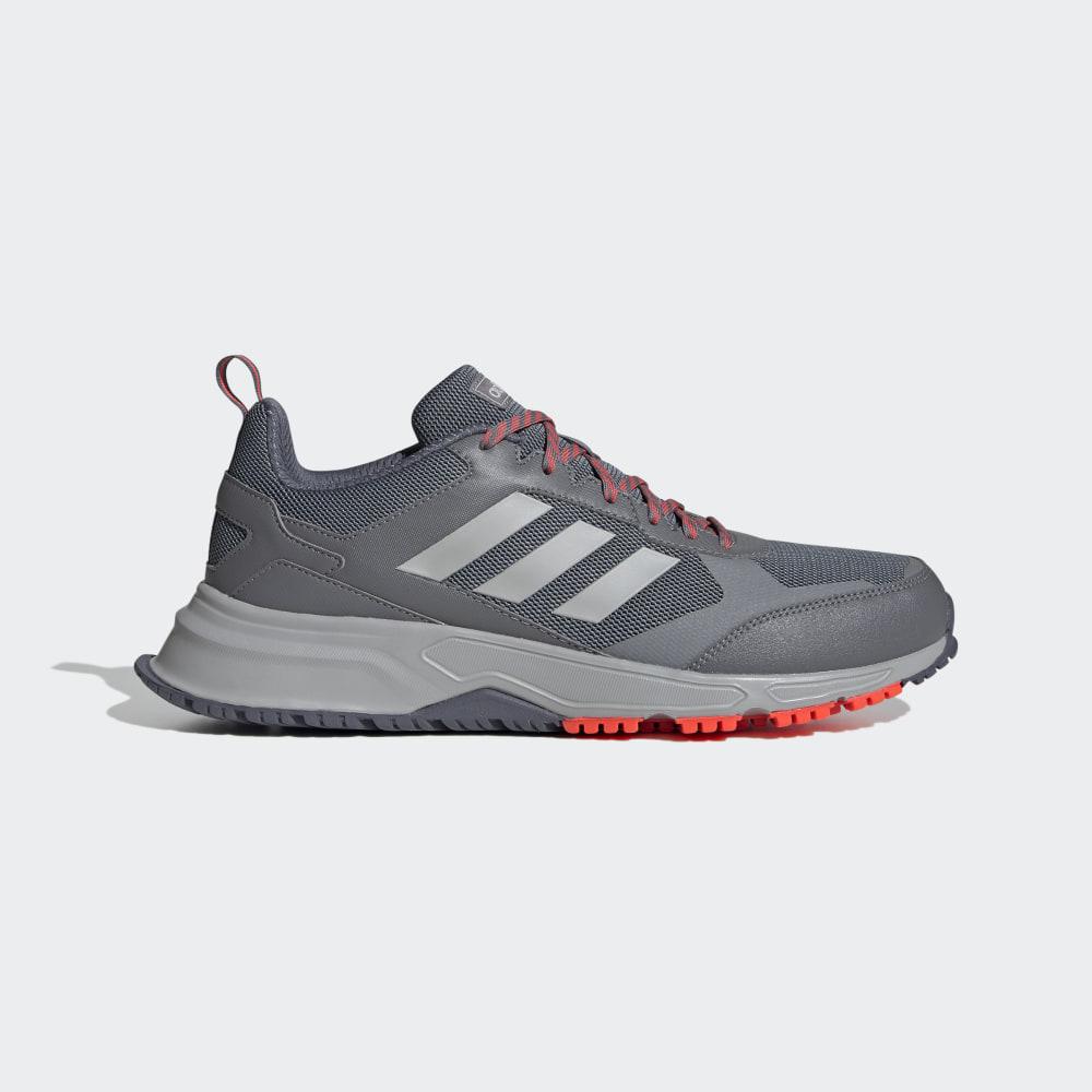 Adidasi Alergare Adidas Rockadia Trail 3.0 Barbati Romania - Gri/Rosii EG3470